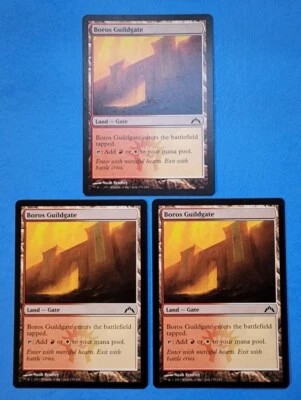 3x Boros Guildgate Gatecrash 2013 Mtg Magic Card Dual Land Gate Mana 239 - Image 1 of 4