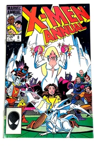 Uncanny X-Men #8 Annual (Marvel 1984) NM, White Queen, Chris Claremont, NICE! - Picture 1 of 5
