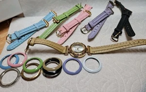 Ashley Princess Quarzuhr Made in Japan sechs Uhrenarmbänder und zehn Ziffernblätter - Bild 1 von 5