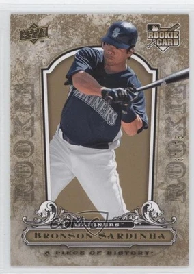 2008 Upper Deck A Piece of History Gold /75 Bronson Sardinha #141 - Image 1 of 2