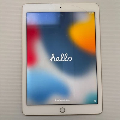 Apple iPad Air 2 Gen A1566 Tablet 9.7" Apple A8X 64GB USB2.0 Wi-Fi Cracked GOLD - Image 1 of 4