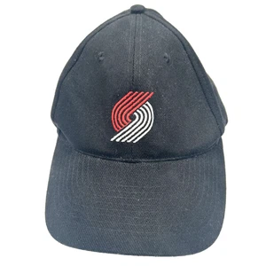 Portland Trailblazers hat Black Rip City Embroidered Logo Adjustable Strapback - Picture 1 of 3