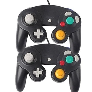 Mars Devices Lof Of 2 Black GameCube Controllers 2X Brand New 8Z - Picture 1 of 3