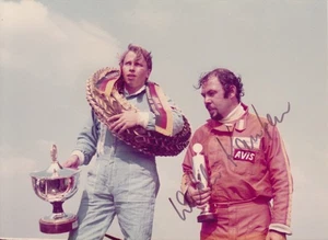 FIRMADA WILLI KAUHSEN ORIGINAL PERÍODO FOTO AUTÓGRAFO 1972 HOCKENHEIM INTERSERIE - Imagen 1 de 3
