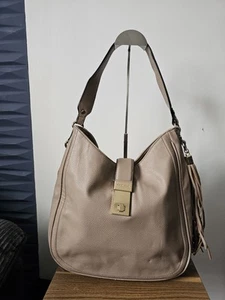 CARVELA By Kurt Gieger Beige Large Shoulder Bag, Hobo Bag, Tassles & Dustbag - Picture 1 of 20