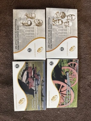 2015 & 2016 US Mint Proof Sets Lot Of 4 - Image 1 of 4