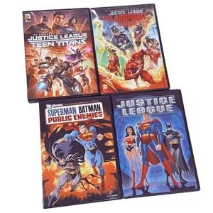 DC DVD Lot 4: Justice League, Flashpoint Paradox, JL vs T Titans, Public Enemies - Picture 1 of 9