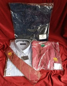 VINTAGE EWS RAILWAY CLOTHES BUNDLE LARGE SHIRTS 16.5" & NAVY & 36" TROUSERS TIE - Picture 1 of 19