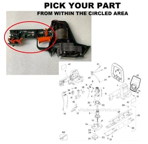 PICK YOUR PART REPLACEMENT - Black & Decker Auto Stop 22" #HT500 Hedge Trimmer - Picture 1 of 5