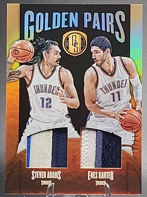 Steven Adams Enes Kanter/15 2016 Panini Gold Standard Oklahoma City Thunder SSP Foto 1 de 3