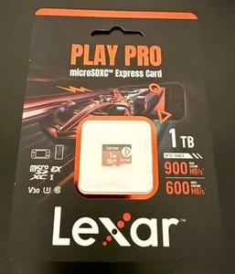 Lexar 1TB Play PRO microSD XC Express Card UHS-I - Picture 1 of 2