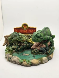 Budweiser Beer Lizards Louie and Frank Chameleons 1998 Anheuser-Busch #3077 - Picture 1 of 5