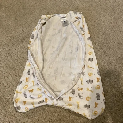 Halo, Saco de Dormir, Envoltura, Pequeño (0-6 Meses), Estampado Animal Friends Foto 1 de 4