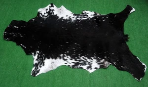 New Goat hide Rug Hair on Area Rug Size 38"x24" Animal Leather Goat Skin G-305 - Picture 1 of 3