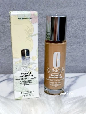 ~WN30 BISCUIT~, Clinique Beyond Perfecting Foundation + Concealer, 1oz/30mL, NIB - Image 1 of 4