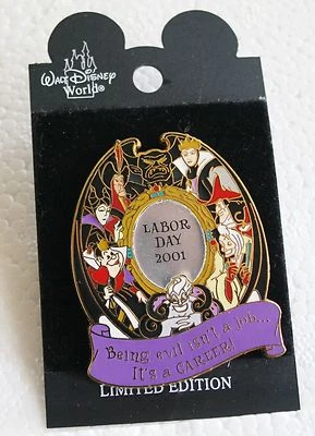 Prendedor del Día del Trabajo Carrera Malvada Villanos Disney Foto 1 de 2