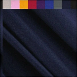 Navy Blue 2-Way Stretch ITY Knit Jersey Fabric - Perfect fo - Picture 1 of 7