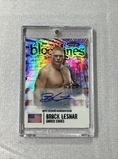 2012 Topps Finest UFC Brock Lesnar Auto Bloodlines Refractor Autograph SP Card