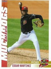2019 Batavia Muckdogs Edgar Martinez Miami Marlins