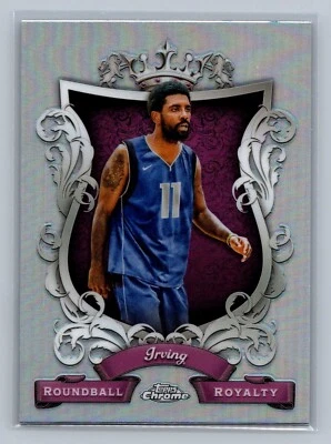 KYRIE IRVING 2023-24 Topps Chrome ROUNDBALL ROYALTY Insert #RR-12 Mavericks - Image 1 of 2