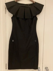 Ted baker black dress size1/uk 8 - Picture 1 of 2