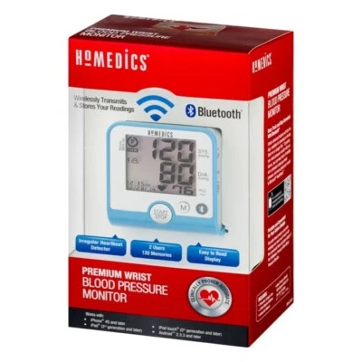 NUEVO Monitor de presión arterial de muñeca HoMedics Premium con Bluetooth Nuevo en caja Foto 1 de 4