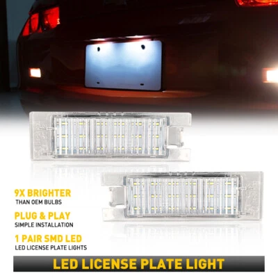 Lámpara de luz LED para matrícula Chevrolet Volt 2011-2019 6000 k súper brillante EE. UU. Foto 1 de 4