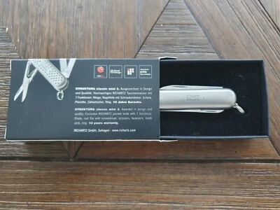 Very rare folding knife by Richartz,Germany-Handles with 8 Swarowsky Crystals - Image 1 of 4