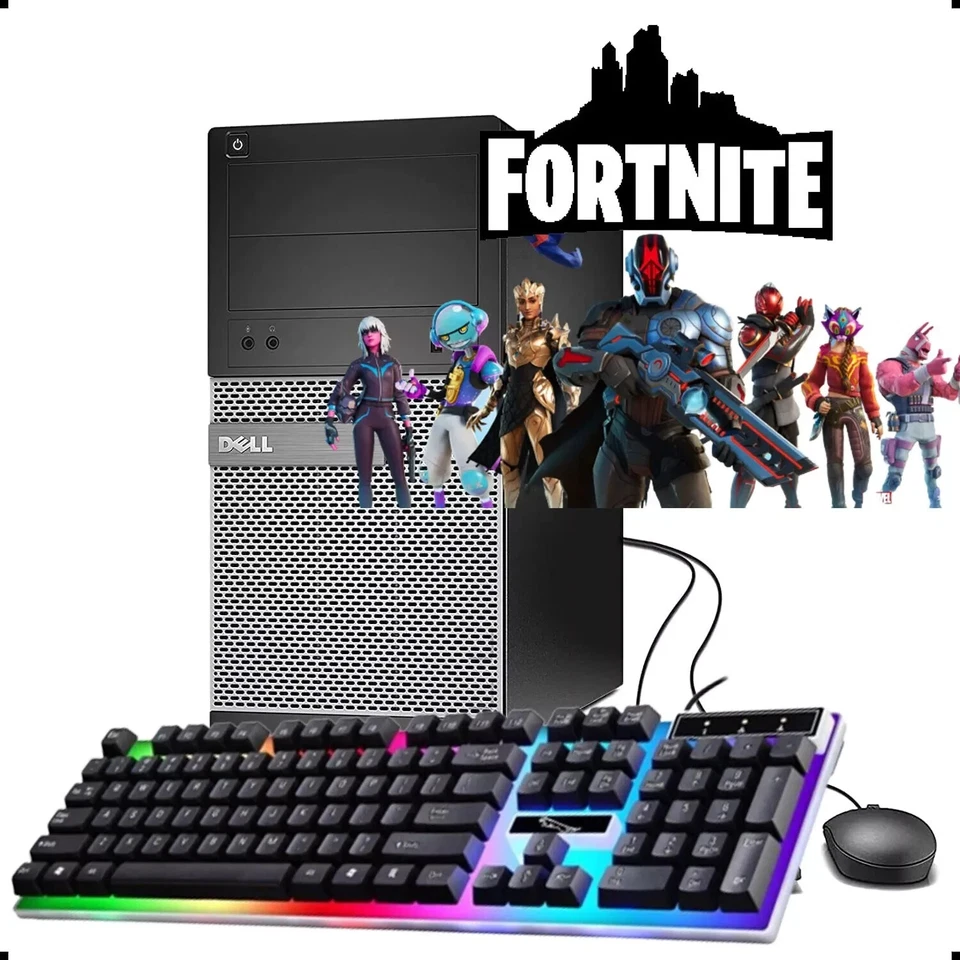 PC para juegos Dell GTX 1050 Intel Core 15 16 GB 128 GB SSD + DISCO DURO DE 500 GB Foto 1 de 1