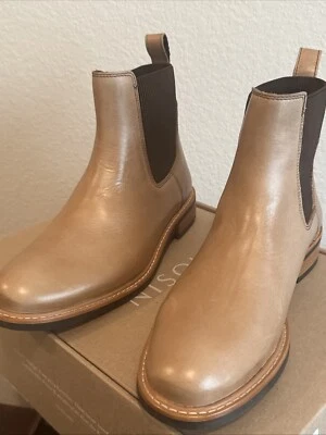 Botas Chelsea Nisolo Carmen para hombre de cuero almendra al tobillo talla 8,5 $260 Foto 1 de 4