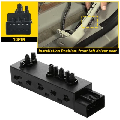 Driver Left Power Seat Control Switch For 10-18 Chevrolet Equinox Malibu Terrain - Image 1 of 4