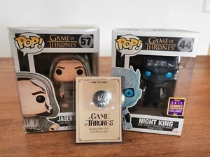Funko Pop Jaqen H'Ghar #57 NYCC 2017 Limited Edition! 99.9% Silber Münze GOT - Bild 1 von 12