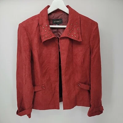 Chaqueta Studio 1 Red Light para mujer talla 16 Foto 1 de 4