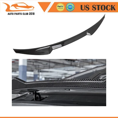 1x Carbon Fiber Spoiler Wing For 2013-2017 Audi A7 S7 RS7 US Foto 1 de 4