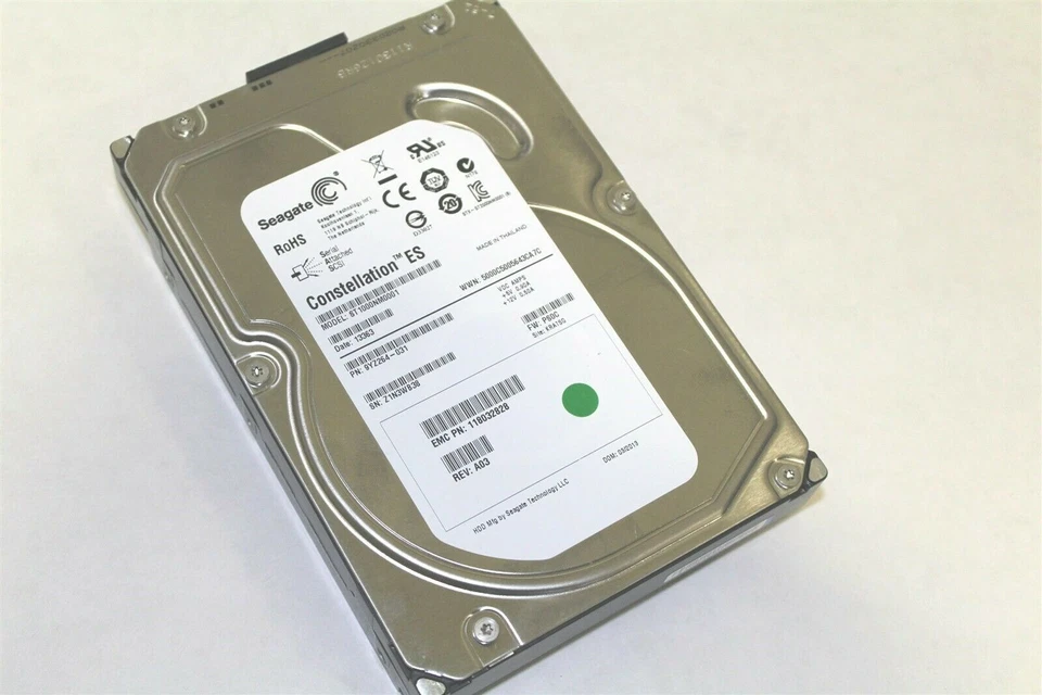 Seagate 1TB 7.2K RPM 3.5" SAS Server Hard Drive ST1000NM0001 - Image 1 of 1