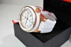 Swiss Legend Men's Neptune White Silicone Rose Gold Watch - Picture 1 of 9