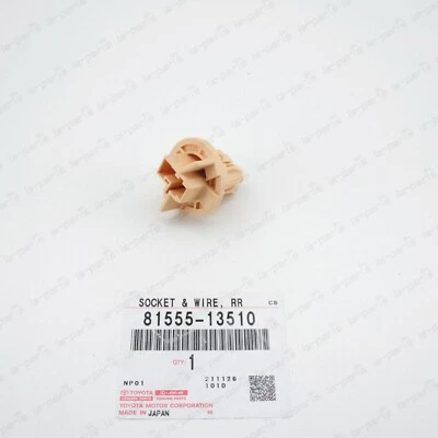 NUEVO GENUINO TOYOTA 03-09 LEXUS GX470 LUZ TRASERA LÁMPARA ENCHUFE LH / RH 81555-13510 Foto 1 de 4