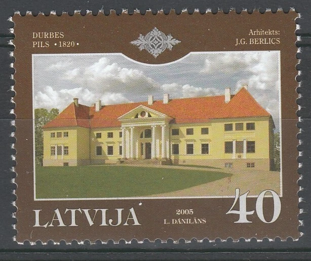 Latvia 2005 Architecture, Palace MNH stamp - Image 1 of 1