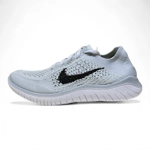 Nike Free RN Flyknit 2018 bianco puro platino scarpe da ginnastica running (942839 100) - Foto 1 di 8