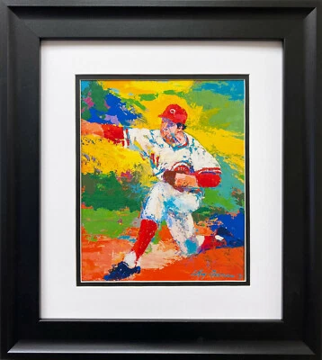 LeRoy Neiman "Tom Seaver" Nuevo PERSONALIZADO MARCO arte NY Mets Cincinnati Reds béisbol Foto 1 de 3