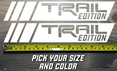 Toyota Trail Sticker Decal 4Runner Tacoma Edition TRD Pro SR5 Wheels Stripes - Image 1 of 4