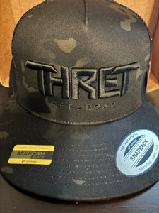 THRET OFF-ROAD ADJUSTABLE STRAPBACK BASEBALL HAT CAMO OUTDOOR/SPORTS - Picture 1 of 2