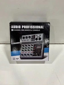 Audio Profissional 5 Channel Mini Mixer DJ Console - Picture 1 of 2