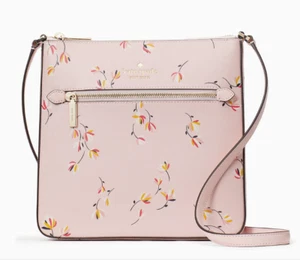 🌸Kate Spade K7381 Pink Crossbody North South Sadie Floral Bag Purse Handbag - Picture 1 of 5