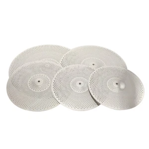 Low Volume Cymbals Mute Quiet Tone Cymbals Set of 5 Pack for Practice - Picture 1 of 12