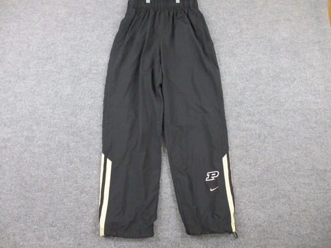 Nike Purdue Boilermakers Pants Adult M Black Track Cinch Ankle Pockets Cover