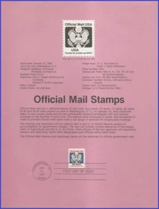 Gran sello USA7 #O133 U/A PÁGINA DE RECUERDO FDC - Imagen 1 de 1