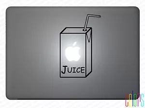 Juice Apfelsaft Saft Tüte für Apple Macbook 13" 15" Pro Air Sticker Aufkleber - Bild 1 von 1