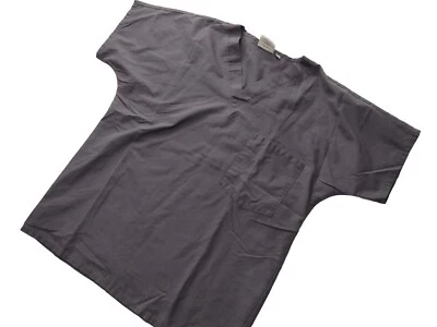 Blusa Médica Scrub Zone Gris Unisex Mediana Foto 1 de 4