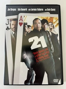 21 DVD Starring Kevin Spacey Laurence Fishburne Kate Bosworth Card Counting - Picture 1 of 4